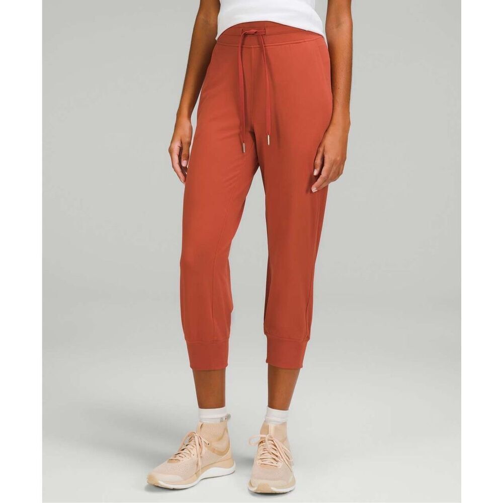Lululemon Ready to Rulu High-Rise Cropped Jogger in Red Rock Size 12